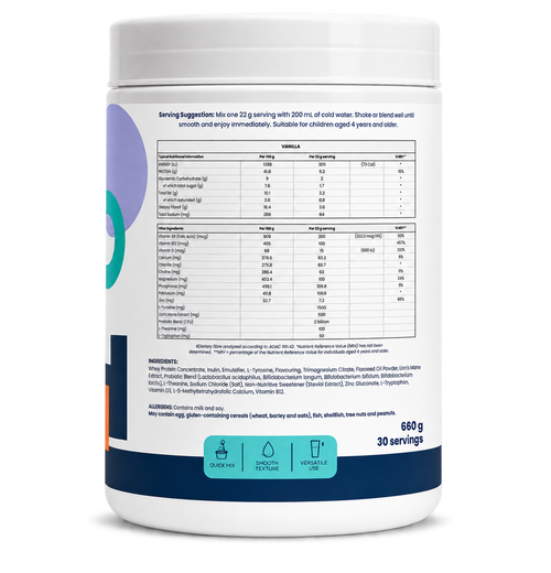 Focus & Calm Vanilla Shake